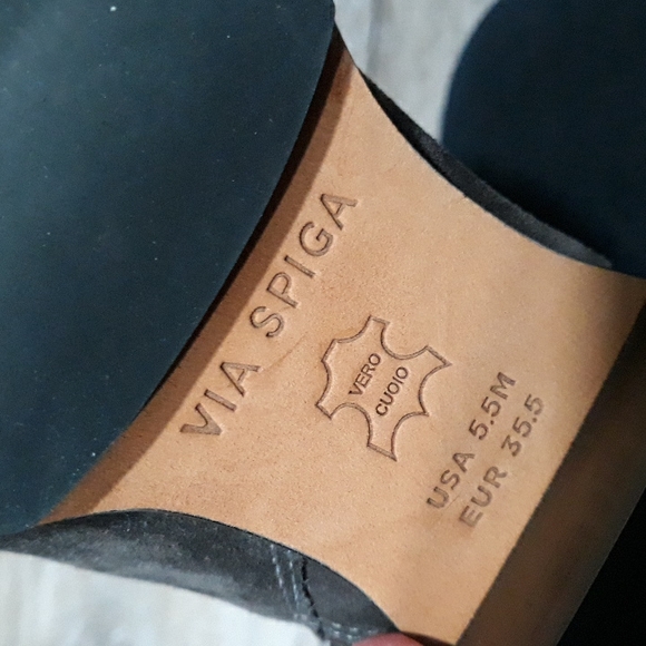 Via Spiga dark grey suede zip ankle boots. Size 5.5. Mint condition - Picture 10 of 12